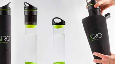 Inventan una botella capaz de convertir aire en agua (+ Video)