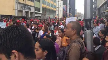 Chavismo expresa su rechazo de leyes en alrededores de la AN (+Fotos) Chavismo expresa su rechazo de leyes en alrededores de la AN (+Fotos)