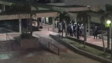 Fuertes disturbios se registraron en la URBE (+Video)