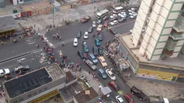 Restablecen el paso vehicular tras protesta por falta de comida en Capuchinos