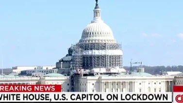 Detienen a autor de tiroteo cerca a Capitolio de EEUU que dejó agente herido (+Video)
