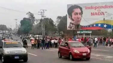 Reportan protestas por falta de agua cerca del sector Betania Reportan protestas por falta de agua cerca del sector Betania