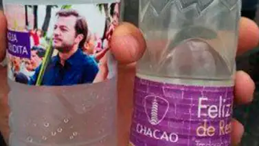 Ramón Muchacho ofreció disculpas por botellas de agua bendita con su foto Ramón Muchacho ofreció disculpas por botellas de agua bendita con su foto
