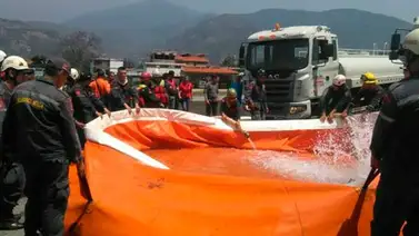 Combaten incendio registrado en el Parque Sierra La Culata en Mérida Combaten incendio registrado en el Parque Sierra La Culata en Mérida