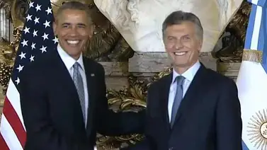 Obama y Macri se reúnen en la Casa Rosada de Argentina (+Fotos y video) Obama y Macri se reúnen en la Casa Rosada de Argentina (+Fotos y video)