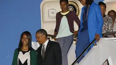 Obama llegó a Argentina (+Video) Obama llegó a Argentina (+Video)