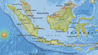 Sismo de 7,9 sacudió al mar de Sumatra en Indonesia Sismo de 7,9 sacudió al mar de Sumatra en Indonesia