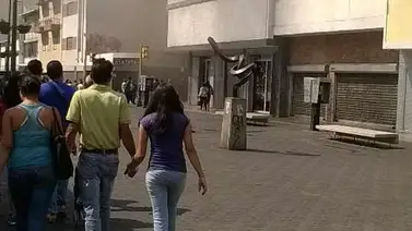 Explotó una tanquilla eléctrica en el bulevar de Sábana Grande Explotó una tanquilla eléctrica en el bulevar de Sábana Grande