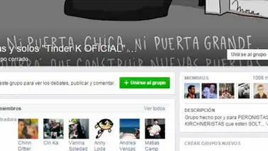 "Tinder K" el grupo que conecta almas gemelas kirchneristas "Tinder K" el grupo que conecta almas gemelas kirchneristas