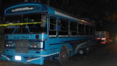 Dos delincuentes resultan abatidos cuando robaban un autobús