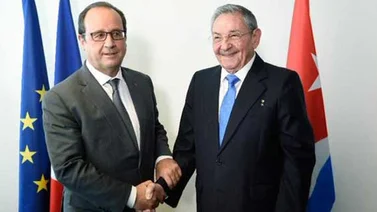 Presidente de Cuba llega a Francia para visita oficial