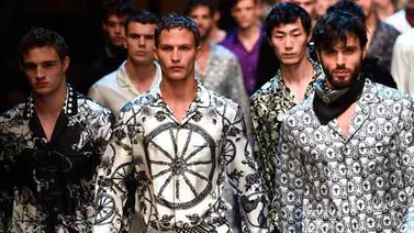 Dolce & Gabbana lleva el "Spaghetti western" a la moda masculina en Milán