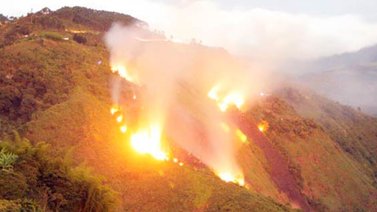 Santos entregará 2,2 millones de dólares a regiones afectadas por incendios