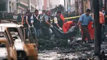 Peruanos honraron a caídos en la tragedia de Mesa Redonda Peruanos honraron a caídos en la tragedia de Mesa Redonda