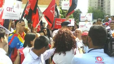 Trabajadores de CANTV Lara protestan en rechazo a la "privatización"