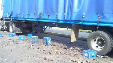 Vándalos saquearon camión de cervezas en Maracaibo (+Fotos) Vándalos saquearon camión de cervezas en Maracaibo (+Fotos)