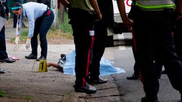 Matan a motorizado en la avenida Río de Janeiro