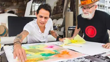Marc Anthony crea una postal navideña para labor benéfica Marc Anthony crea una postal navideña para labor benéfica
