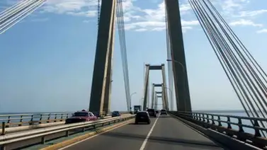 Cierran el paso sobre el puente del Lago de Maracaibo Cierran el paso sobre el puente del Lago de Maracaibo