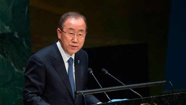 Ban Ki-moon califica al papa como una "resonante voz de la conciencia"