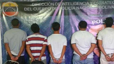Atraparon a "Los Caciques" y "Los Guason" con 5 kilos de droga en Caracas