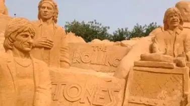 Escultura de arena de los Rolling Stones gana un festival en Portugal (+Fotos) Escultura de arena de los Rolling Stones gana un festival en Portugal (+Fotos)