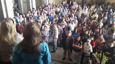 Trabajadores de la ULA protestan por un mejor salario Trabajadores de la ULA protestan por un mejor salario