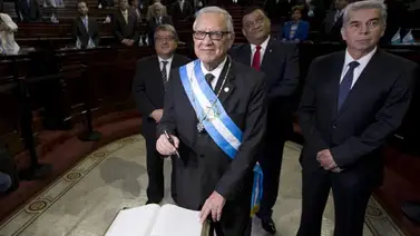 Alejandro Maldonado Aguirre asume presidencia de Guatemala (Video) Alejandro Maldonado Aguirre asume presidencia de Guatemala (Video)