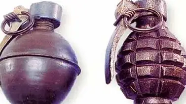 Lo detienen con dos granadas dentro de un bolso escolar Lo detienen con dos granadas dentro de un bolso escolar