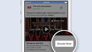 Facebook incluye el botón "Donar Ahora" para las organizaciones sin fines de lucro