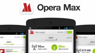Ahorra datos móviles con Opera Max
