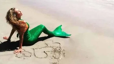 Thalía se transformó en una sirena por su hija