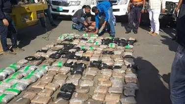 Los agarraron con 485 panelas de marihuana y cocaína en la bajada de Tazón