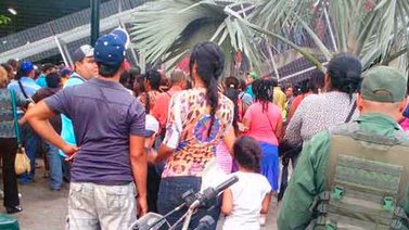 Trifulca en Abasto Bicentenario de Valencia
