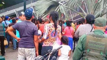 Trifulca en Abasto Bicentenario de Valencia