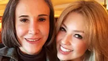 Thalía y Florinda Meza comparten como buenas amigas Thalía y Florinda Meza comparten como buenas amigas