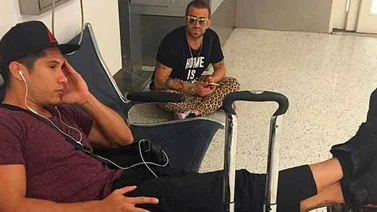 "Chino y Nacho" se quedaron varados y sin maletas