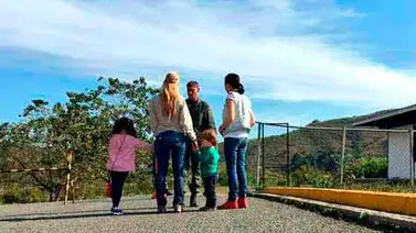 Hijos de Leopoldo López pudieron visitarlo Hijos de Leopoldo López pudieron visitarlo