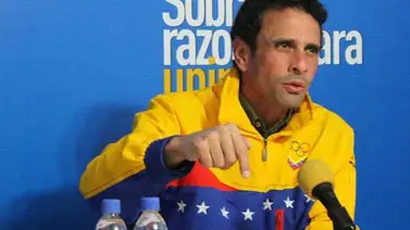 Capriles: "Venezuela se hunde como el Titanic" Capriles: "Venezuela se hunde como el Titanic"