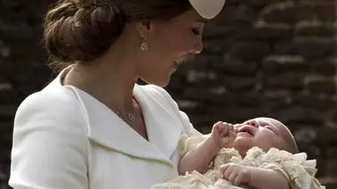 Así lució la princesa Charlotte en su bautizo Así lució la princesa Charlotte en su bautizo