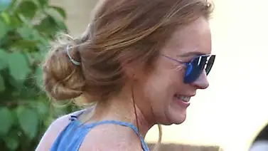 Lindsay Lohan sin sostén por las calles de Mónaco Lindsay Lohan sin sostén por las calles de Mónaco