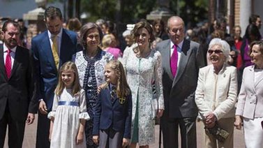 La primera comunión de la princesa Leonor