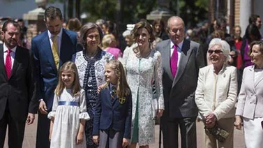 La primera comunión de la princesa Leonor