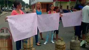 En Mario Briceño Iragorry protestaron por servicio de gas En Mario Briceño Iragorry protestaron por servicio de gas