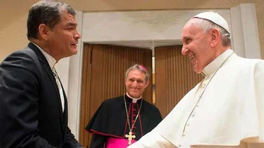 El Papa Francisco recibió a Rafael Correa