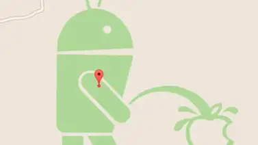 Google Maps muestra al logo de Android orinando sobre la manzana de Apple Google Maps muestra al logo de Android orinando sobre la manzana de Apple
