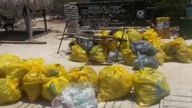 Recolectaron cuatro toneladas y media de basura en Mochima Recolectaron cuatro toneladas y media de basura en Mochima