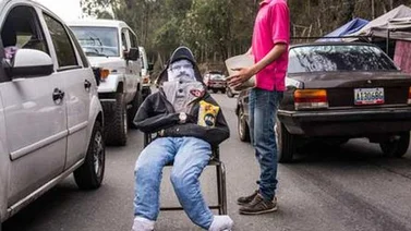 Así quemaron a Judas en Venezuela (Fotos)