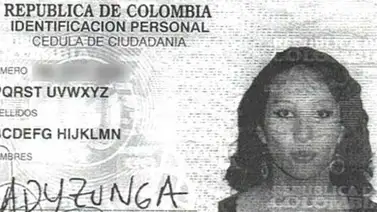 ABCDEFG, la mujer colombiana que se llama como el abecedario ABCDEFG, la mujer colombiana que se llama como el abecedario