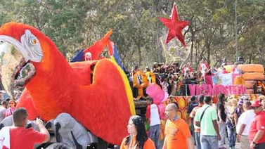 Carnavales en Caracas cerrarán con desfile de carrozas en Los Próceres
